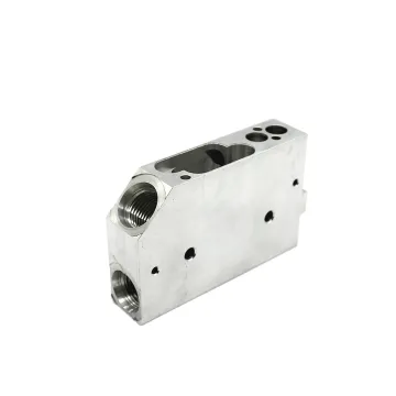Pneumatic CNC Machined Aluminium Prototype Part for Oxygen Cylinder using Hot Melt Glue Module