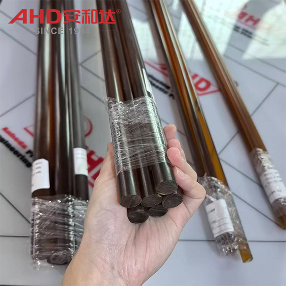 Clear PEI Rod Amber 10mm