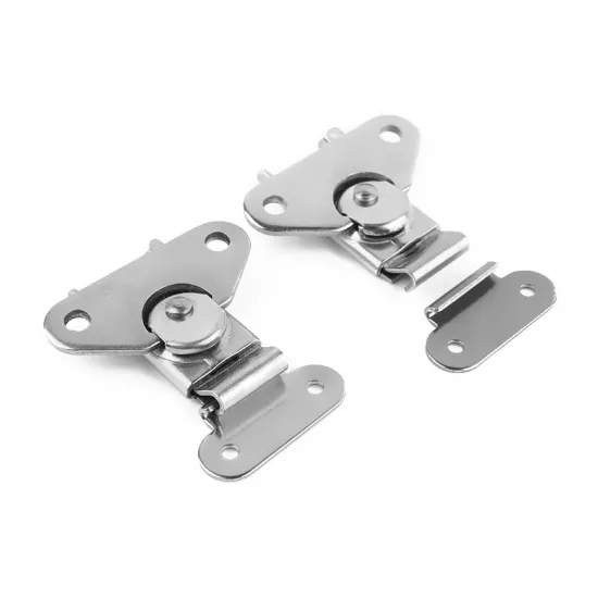 Padlockable Turn Catch Butterfly Rotary Latch Case Suitcase Hardware