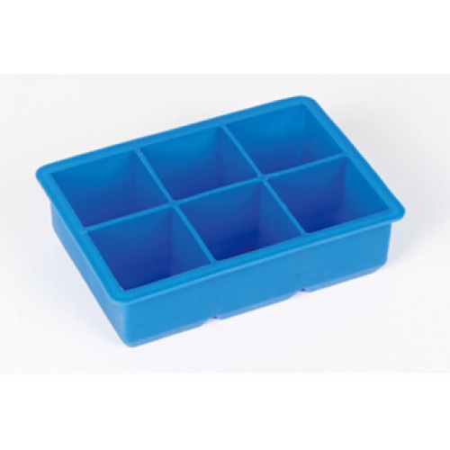 Popular Silicone 6 Cavities Ice Cube Tray Mold