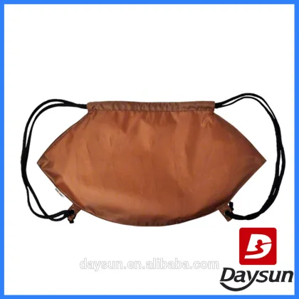 Football drawstring bag drawstring pouch bag with printing