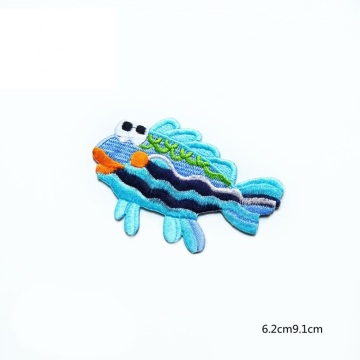 Organisme de patchs de broderie Sea World Animal Iron On