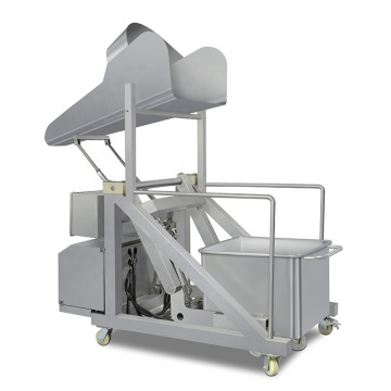 Industrial Stainless Steel Electric Hydraulic Meat Trolley Cart Lifter