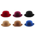 Colorful Felt Round Fedora Hat