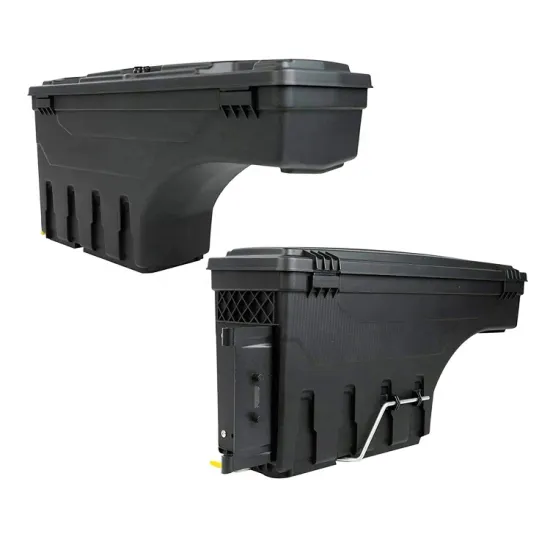 Black ABS Plastic Universal Pickup Storage Tool Box