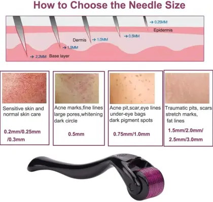540 titanium micro needle derma roller