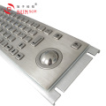 Metal keyboard for public kiosk