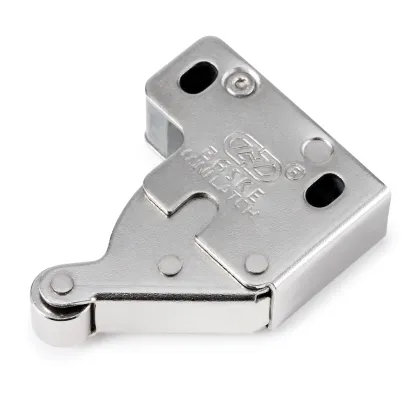mini door latch with hidden rebound lock