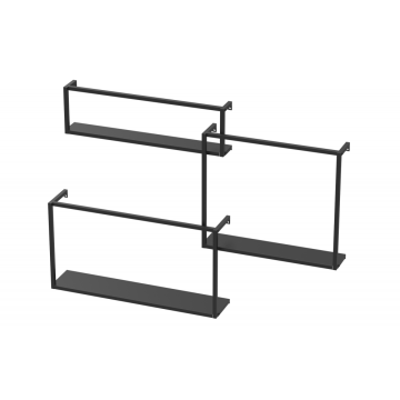 floating wall mount shelves set