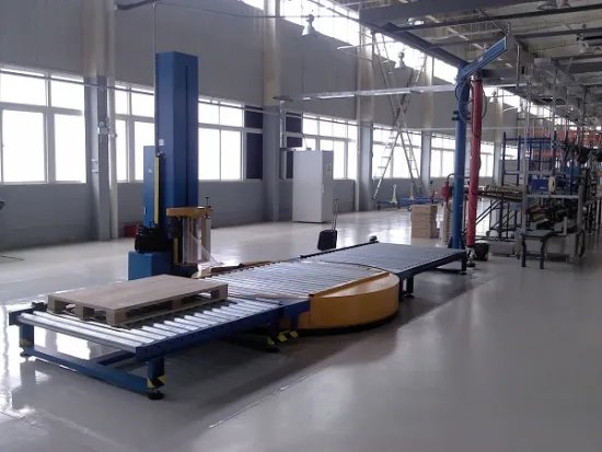 In-line Automatic Stretch Film Turntable Wrapping Machine