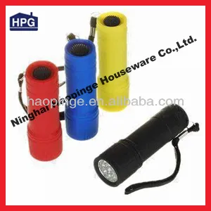 Super Brihgt 9 Rechargeable LED Flashlight