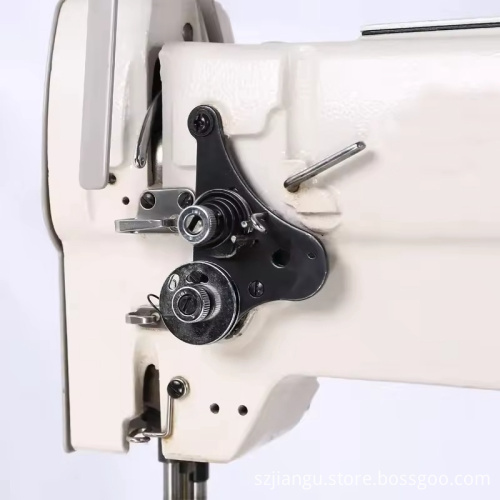 Single Needle Binding Folder Lockstitch Cylinder Bed Sewing Machine with Automatic Lubrication