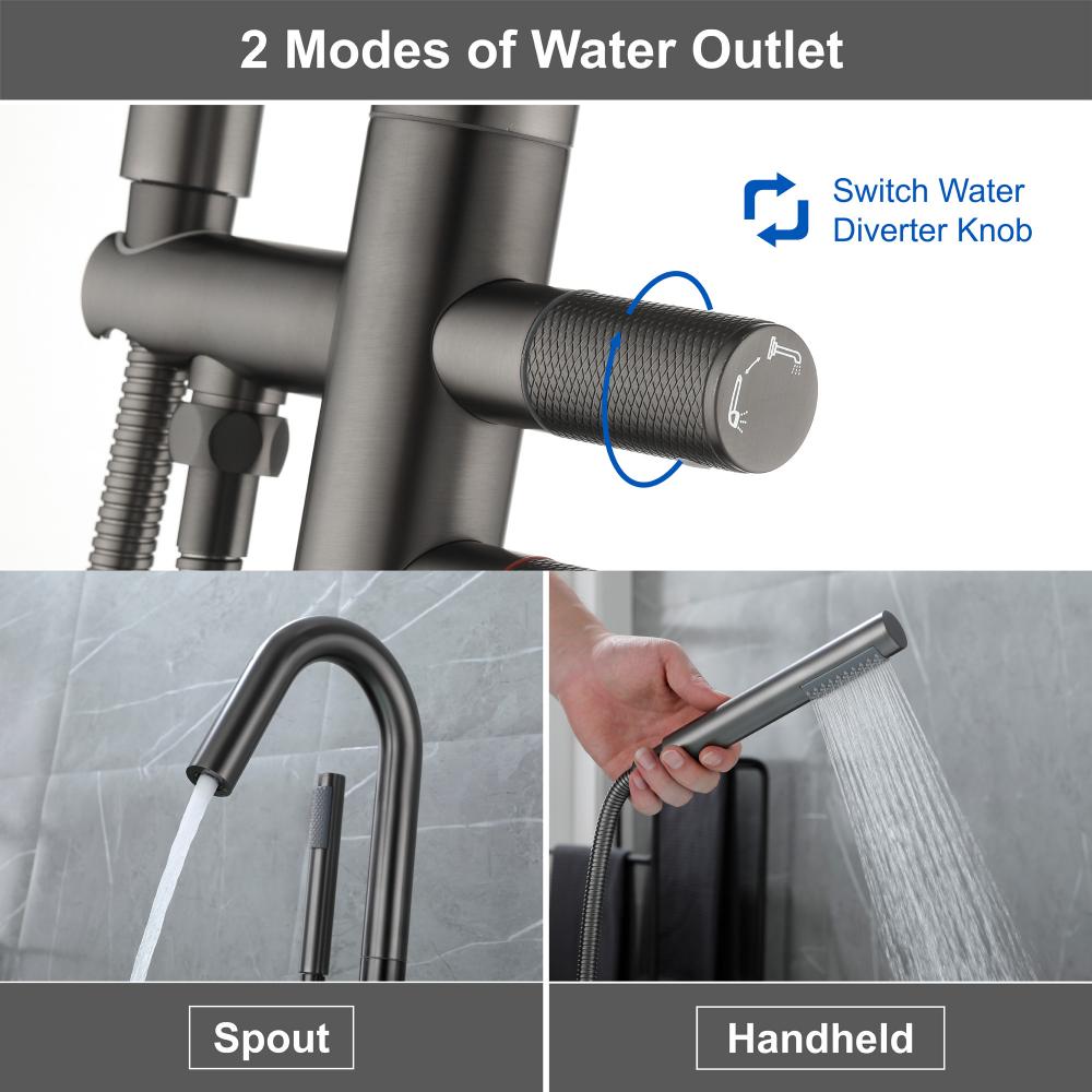 freestanding tub filler faucet 8