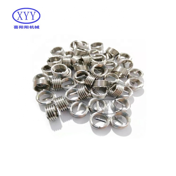 High Quality M2-M30 Standard 304 Stainless Steel Wire Thread Repair Insert Custom Size Fasteners Machinery Applications M10