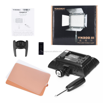 YONGNUO YN300 III Adjustable Color Temperature LED Video Light for Live Streaming and Photography
