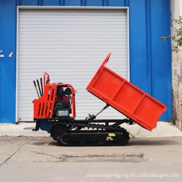 Multi-Functional Crawler Transport Vehicle with Crane Option