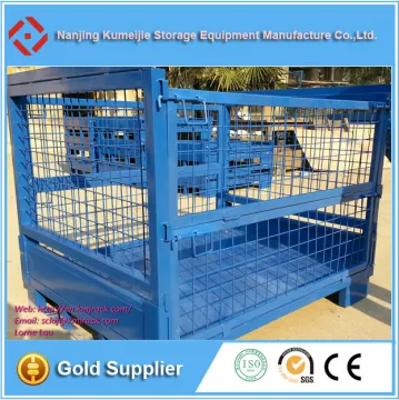 Collapsible Steel Wire Mesh Pallet Cage