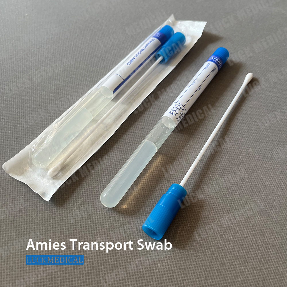 PS Пластиковый бактериальный транспорт Swab CE