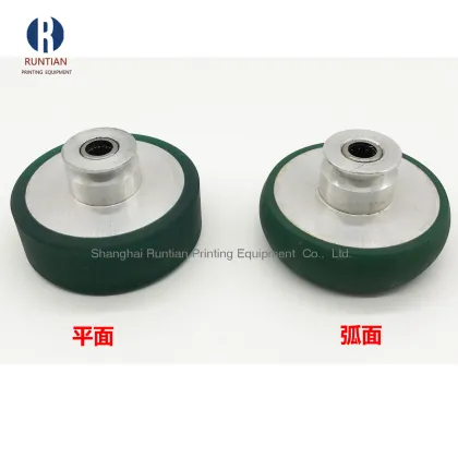 KBA Machine Parts Platen Rubber Wheel 60x35x8mm with Belt Slot