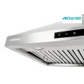 Powerful Cooker Hood Wall Mount Range Hood Stainless Steel Exhaust HoodFilters Supplier