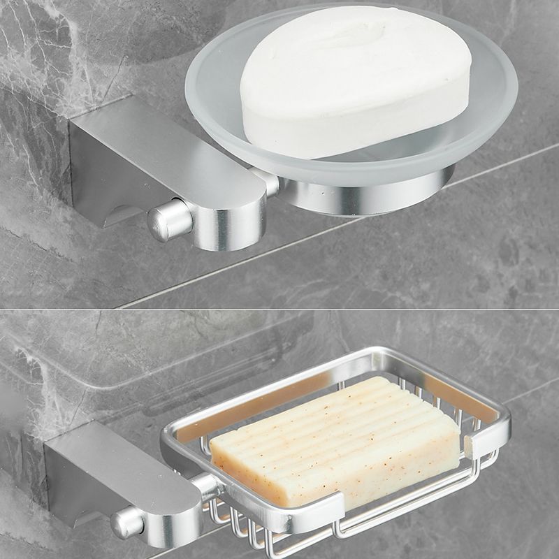 chrome towel bar set