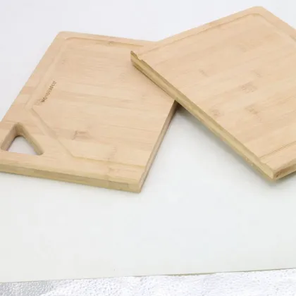 Easy-to-clean Natural Wood Cutting Board With Handle