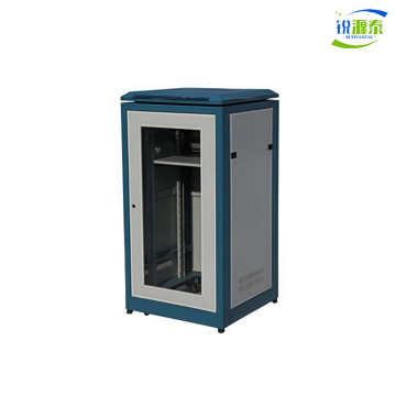 Sistema de gabinetes y cajas eléctricos con puerta de vidrio
