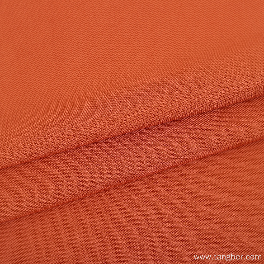 Polyester Spandex ottoman rib sportswear fabric