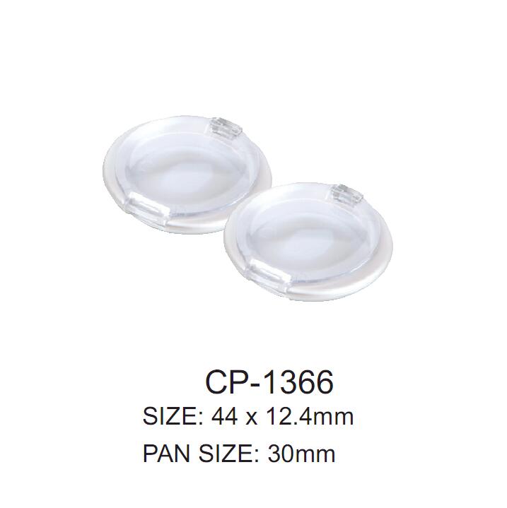 Contêiner compacto de blush cosmético redondo CP-1366