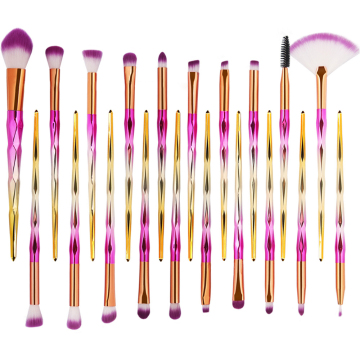 20 pinceaux de maquillage en nylon fard à paupières correcteur en poudre