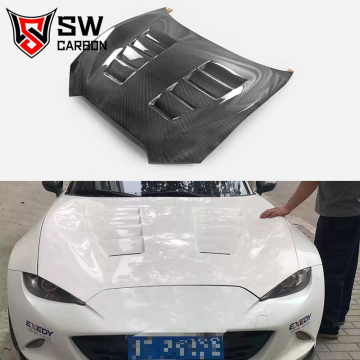 MX5 Hood Fiber Carbon - Mazda MX5 ND CS Style Front Bumper Cover