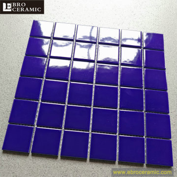 Cobalt Blue Swimming Pool Tile Mosaic - New Ebro Ceramic China Foshan Pemasok E4807