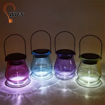 Fine appearance decorative solar hanging glass ball light fairy lights solar