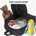 Black Quilded Children&#39;s Book Bag Work Bag