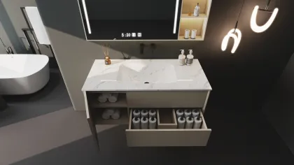 Premium Stainless Steel Bathroom Storage Cabinet