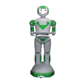 Automatic Food Delivery Hotel Robots Green