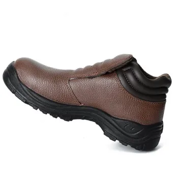 Anti Slip Oil Resistant Steel Toe Puncture Proof Anti Static Work Boots for Men