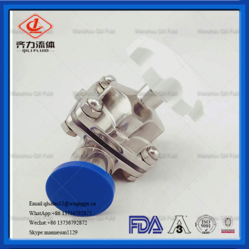 Sanitary Manual Diaphragm Valve For Control fluid motion