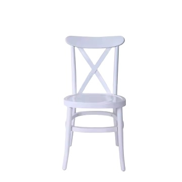 Good Quality Tuscan Wood Stackable Chair for Wholesale Banquet Party Wedding