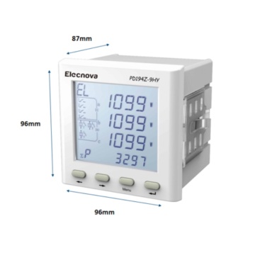 Panel mount 3 phase for energy management