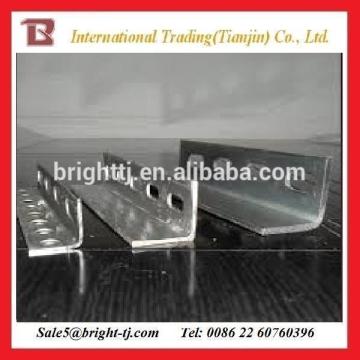 steel angle price galvanized with holes