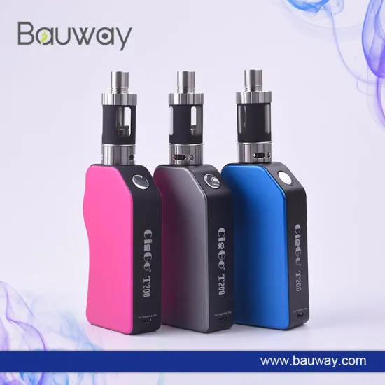 mechanical box mod mod box kit CigGo T200 18650 with temperature control