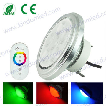 high power RGB AR111 GU10 LED lamp 18W with remote controler