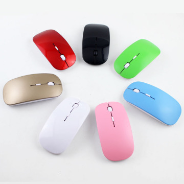 Adjustable DPI 2.4G Bluetooth Wireless Mouse for PC, Macbook, and Laptop - Fashion Slim Mini Portable Optical Mouse