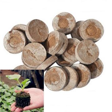 20 PCS Per Set Seedling Block Nutrient Block Compression Compressed Peat Block Magic Soil Medium Packaged Seedling Block