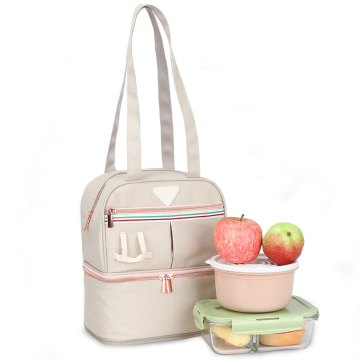 Natural Organic Lightweight Nylon Waterproof Insulated Lunch Bag - New Arrival