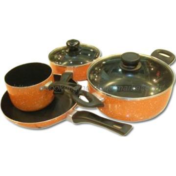 Aluminum Cookware Set with Changable Handle