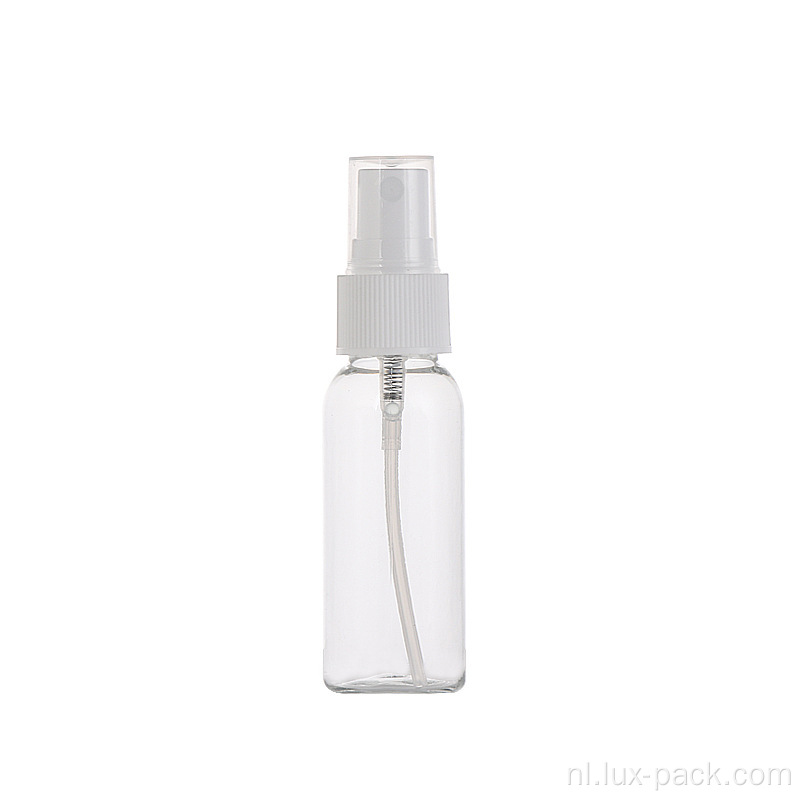 250 ml lege plastic vierkante lotion hand shampoo flessen
