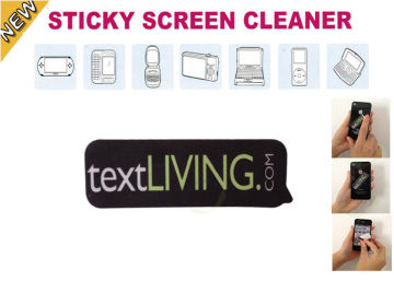Custom Promotional And Recycle Sticky Microfiber Screen Cleaner For Laptop, Gps And Digital Camera