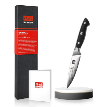 SHAN ZU SUN Series: High Carbon Damascus Stainless Steel Kitchen Knives - Perfect for Cutting, Chopping, Carving & Paring Fruits and Vegetables